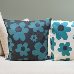 森林靠墊花背深藍色-絲柏香味- 第6張的照片