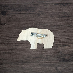 森のブローチ　Bear（熊） 3枚目の画像