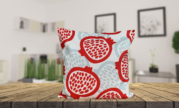 森のクッション Garnet fruit Design -ヒノキの香り- 6枚目の画像