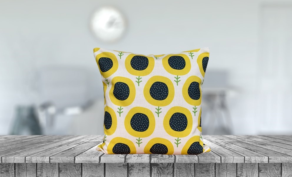 森のクッション Cute  sunflowers -ヒノキの香り-