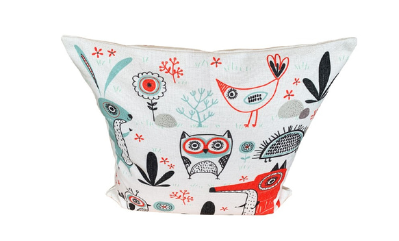 森林靠墊秋天的動物-扁柏香味- 第2張的照片