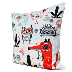 森林靠墊秋天的動物-扁柏香味- 第3張的照片