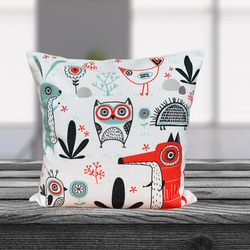 森林靠墊秋天的動物-扁柏香味- 第5張的照片