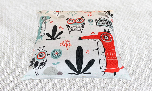 森林靠墊秋天的動物-扁柏香味- 第8張的照片