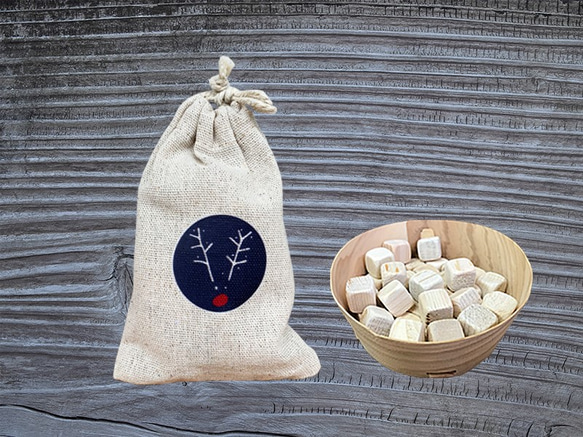 森林冰雹馴鹿-森林香包- 第1張的照片