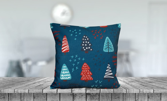 森林坐墊冬季樹木設計-柏樹的香氣- 第5張的照片