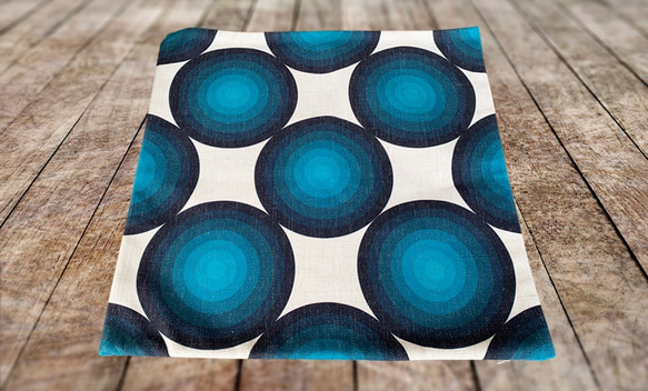 Forest Cushion Blue circles -Hinoki Fragrance- 第5張的照片