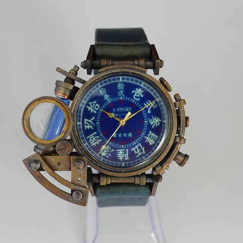 かっこいい 腕時計 電氣エンドルフィン x A STORY コラボウォッチ 真鍮