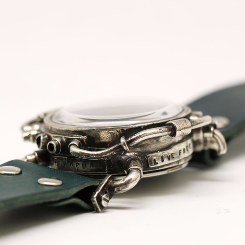 新作】スチームパンク腕時計 クロノマシーン プロトタイプ 1点物 SV925