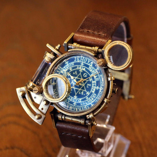 水晶時計 スチームパンク アンティーク スチームパンク手スケール機械式スケルトン懐中時計ホリデー誕生日