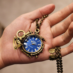 スチームパンク ペンダントウォッチ 電氣エンドルフィン x A STORY