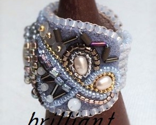 ビーズリング・ビーズ刺繍リング 2ef0f3041c8c3f0d32c3fd51f6e16d