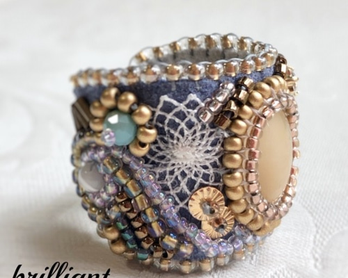 優　ビーズリング ビズー公式】ダイヤモンド K18 イエローゴールド プラチナ リング