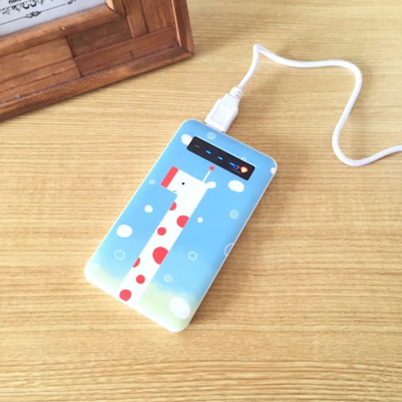 キリンの空＊モバイルバッテリー 1枚目の画像