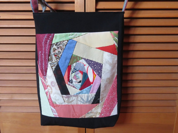 クレイジーキルト×帯から作ったショルダーバッグ ショルダーバッグ