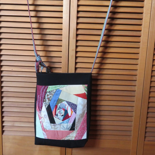 クレイジーキルト×帯から作ったショルダーバッグ ショルダーバッグ