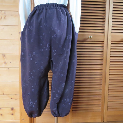 羽織からもんぺパンツ 着物リメイク ロングパンツ ちゃこ 通販 羽織からもんぺパンツ 着物リメイク ロングパンツ ちゃこ 通販