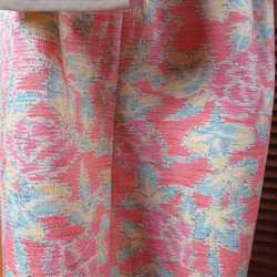 越山紬のもんぺパンツ　着物リメイク 4枚目の画像