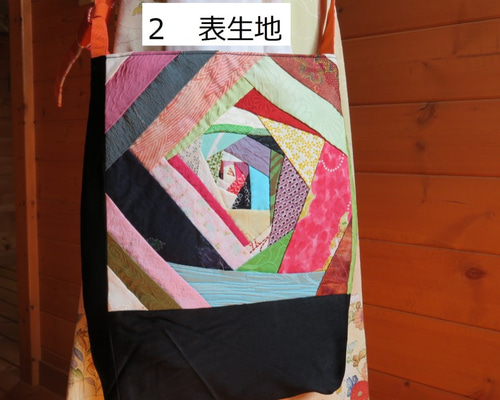 クレイジーキルト×帯から作ったショルダーバッグ 着物リメイク