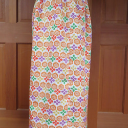 ビタミンカラーのハーフパンツ 　着物リメイク　 6枚目の画像