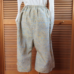 水玉模様の様なハーフパンツ　着物リメイク 5枚目の画像