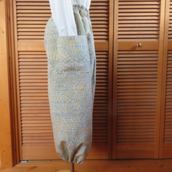 水玉模様の様なもんぺパンツ　着物リメイク 6枚目の画像