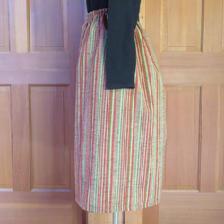 sale　ウールの反物から　ギャザースカート　着物リメイク 3枚目の画像