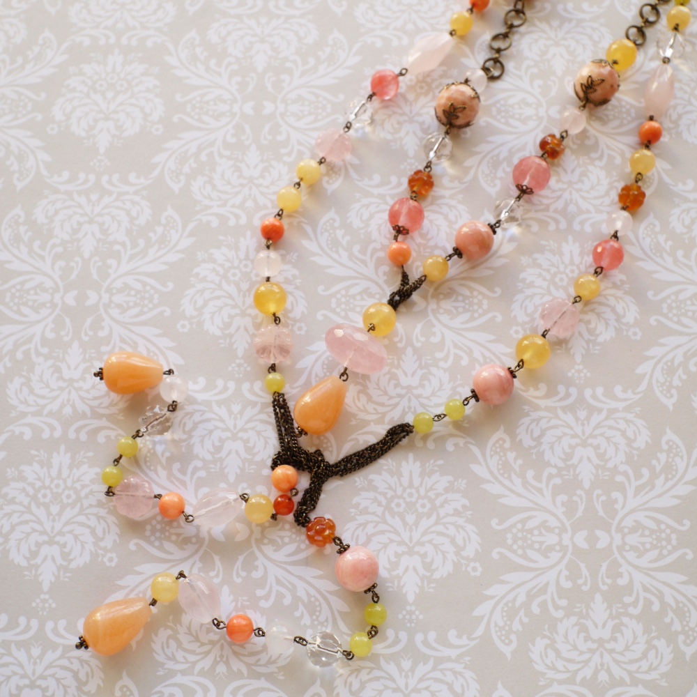 春Le printemps（ル・プランタン）ネックレスラリエットn-4043