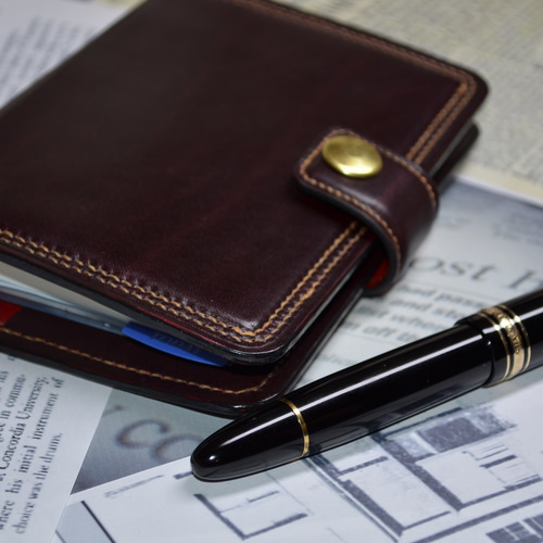 本革製システム手帳【ﾜｲﾝﾚｯﾄﾞ】 ペン・筆記用具 rockproject 通販