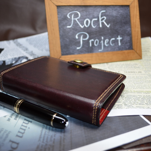 本革製システム手帳【ﾜｲﾝﾚｯﾄﾞ】 ペン・筆記用具 rockproject 通販