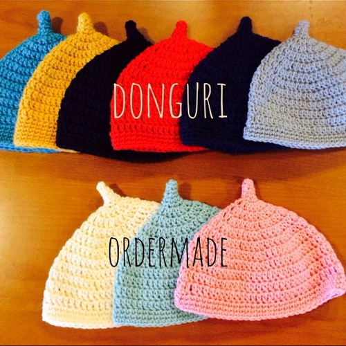 秋冬素材＊どんぐり帽子＊Mサイズ＊オーダーメイド 帽子(ベビー  