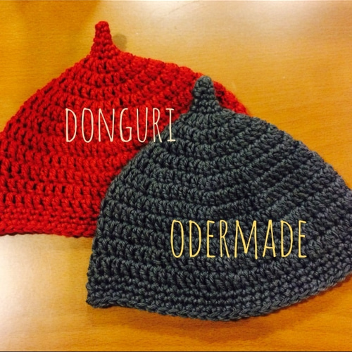 秋冬素材＊どんぐり帽子＊Mサイズ＊オーダーメイド 帽子(ベビー  