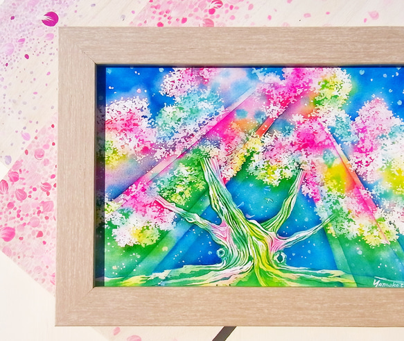 ☆】希望のさくら 絵画 てじまともこ 通販 1003929｜Creema