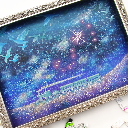 原画】さそり座の約束～銀河鉄道の夜～○クーポン不可○ 絵画 てじ