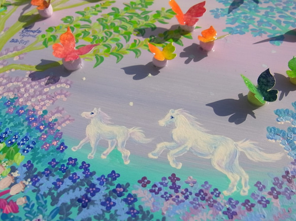 【原画】森のおはなし～白馬～●クーポン利用不可 5枚目の画像