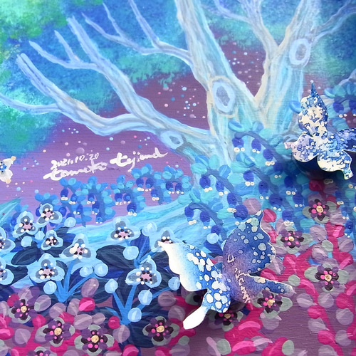 原画】星花の園 タペストリー・壁掛け てじまともこ 通販 12801038