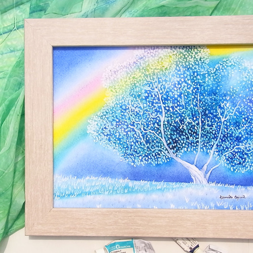 全てのアイテム 22×27㎝「民家と壮大な雲」F3・油彩・原画 かいがのみせ 絵画 絵画