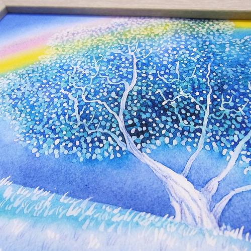☆】虹の木 絵画 てじまともこ 通販 153295｜Creema(クリーマ