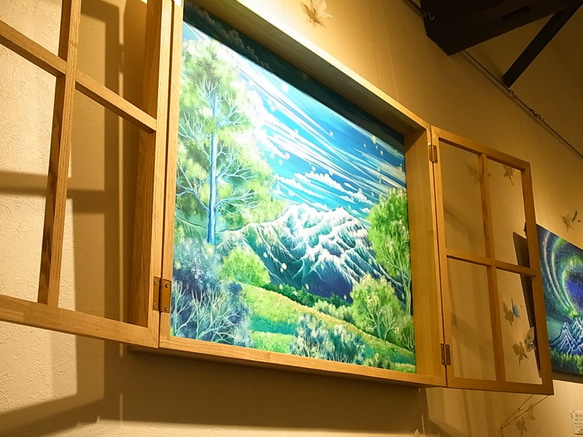 森の息吹　(窓額縁原画) 2枚目の画像