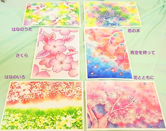 桜色のポストカードセット 4枚目の画像