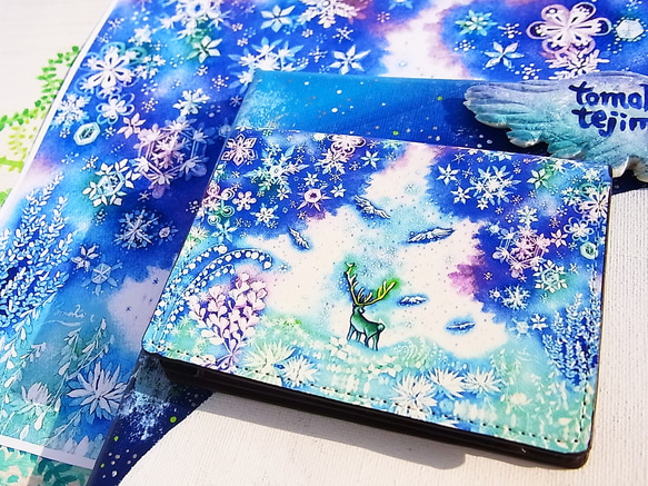 [名刺&カードケース]冬の宝石たち　　●名入れOK 2枚目の画像