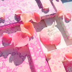 桜咲く　花びら立体オブジェ 4枚目の画像