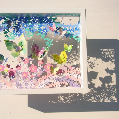 立体的な花柄アクリル画 立体的な花柄アクリル画 新発売】 立体的な花柄アクリル画