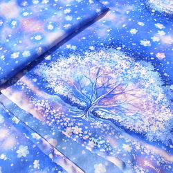 【二週間】シフォン水彩ストール～雪の花～ 5枚目の画像