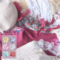 PastelHeddress*ラプンツェルのプリンセス髪飾りセット*袴 着物 成人式