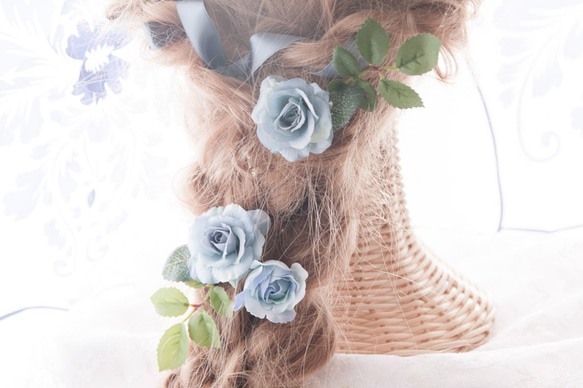 髪飾り～AntiqueRoseのヘッドドレス～ 2枚目の画像