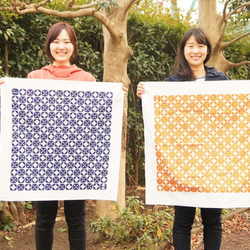 柿柄風呂敷 1枚目の画像