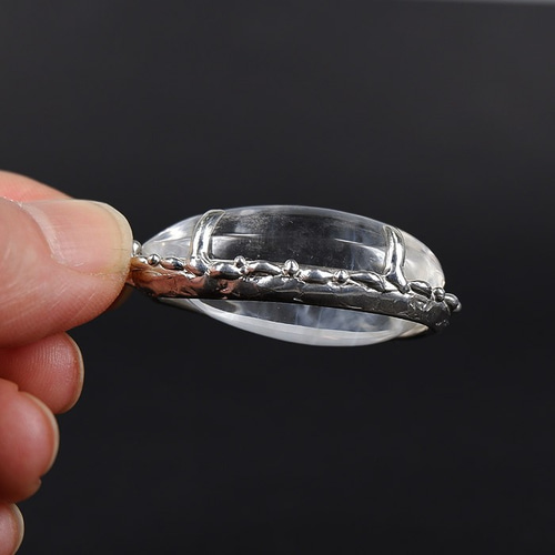 ★X1002★古代石 (199) 出土 青釉　クォーツ　ビーズ　大粒　ペンダント ☆X1002☆古代石 (199) 出土 青釉クォーツビーズ大粒ペンダント