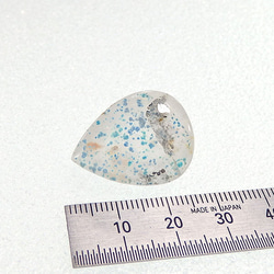 ジラライトインクォーツ（パライバクォーツ）　34.3ct 2枚目の画像