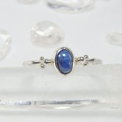 ～小さな青い宝石～　サファイアのリング　11.5号　（再販） 1枚目の画像